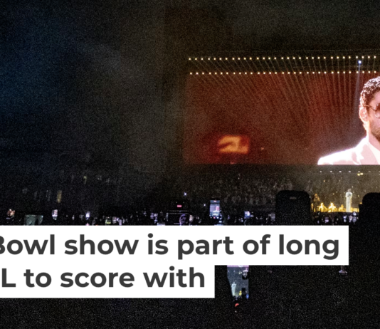 Bad Bunny performs on stage on Dec. 11, 2025, in Mexico City, Mexico. Emma McIntyre/Getty Images